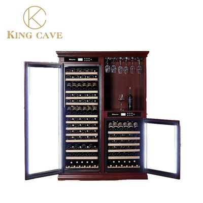 अच्छी कीमत निरंतर तापमान लकड़ी के शराब फ्रिज कैबिनेट कम शोर इलेक्ट्रिक ऑनलाइन